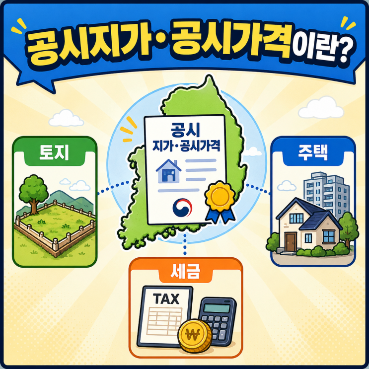  부동산 공시지가 조회, 주소로 보는 방법