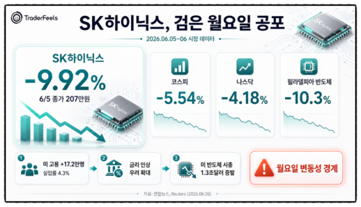  SK하이닉스 주가 "검은 월요일" 이렇게 폭삭 무너질거라는데 , SK하이닉스 주가 폭락 시작? "검은 월요일 온다" 공포 확산…지금 손절해야 할까