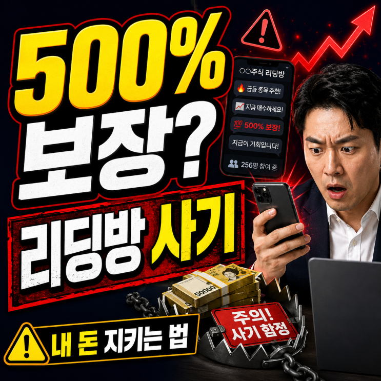  "수익률 500% 보장?" 주식 리딩방 사기 수법과 내돈을 지키 직장인 종목 발굴법