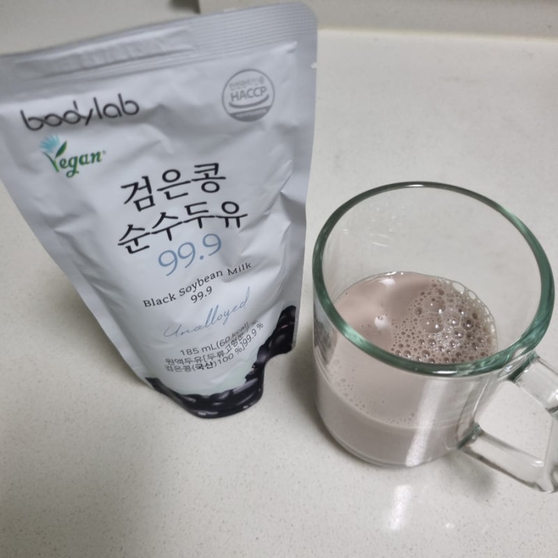 검은콩두유 추천 무가당에 담백한 맛이 좋아 1년째 마시는 바디랩 검은콩 순수두유