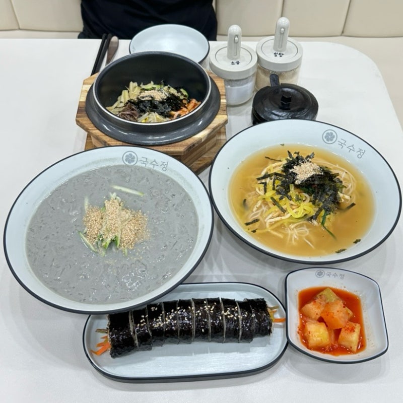 부산 부전동 서면 국수 콩국수 김밥 비빔밥 국수정