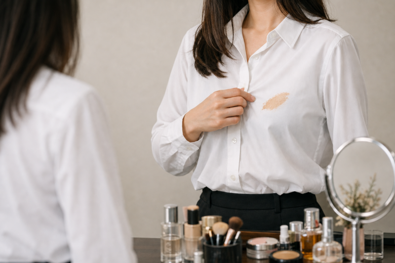 옷에 묻은 화장품 얼룩 지우는 법, 파운데이션·립스틱 제거 꿀팁