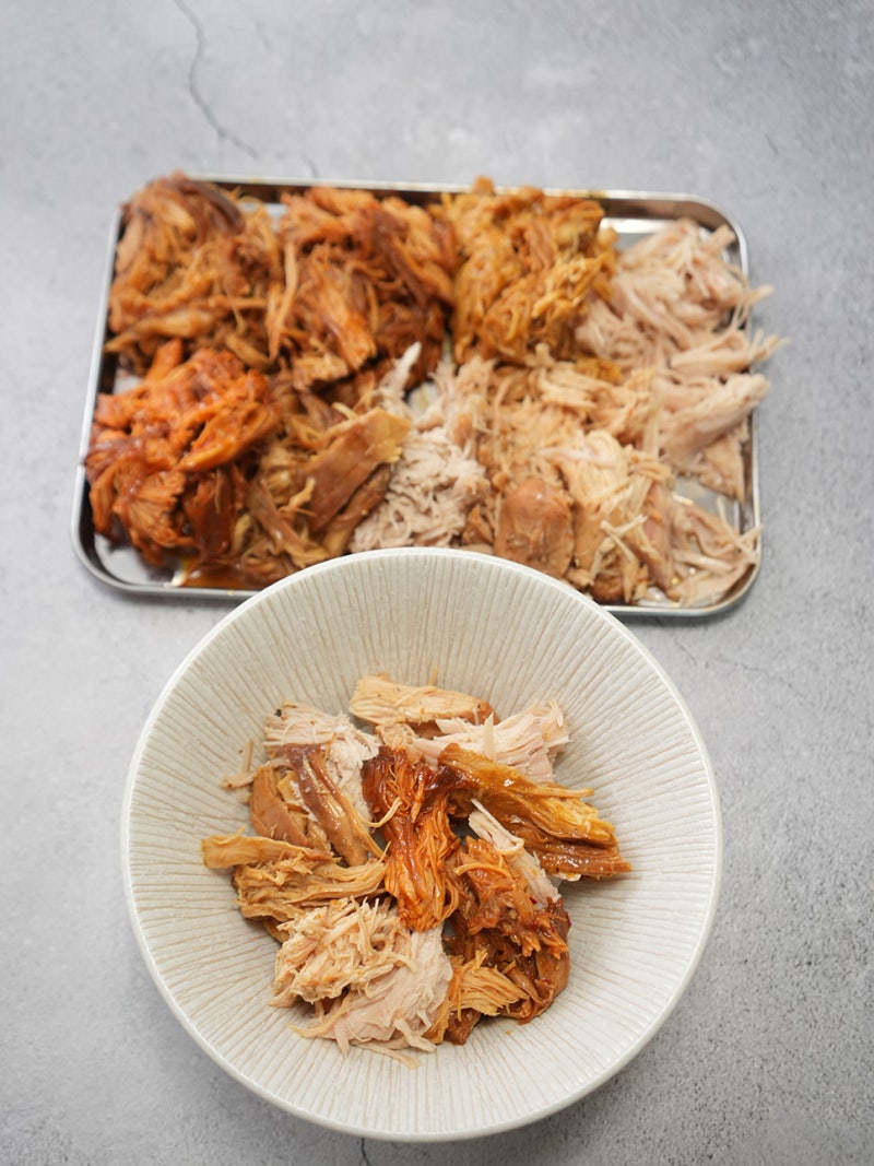 실온 닭가슴살 덮밥 만들기 채우닭 후기