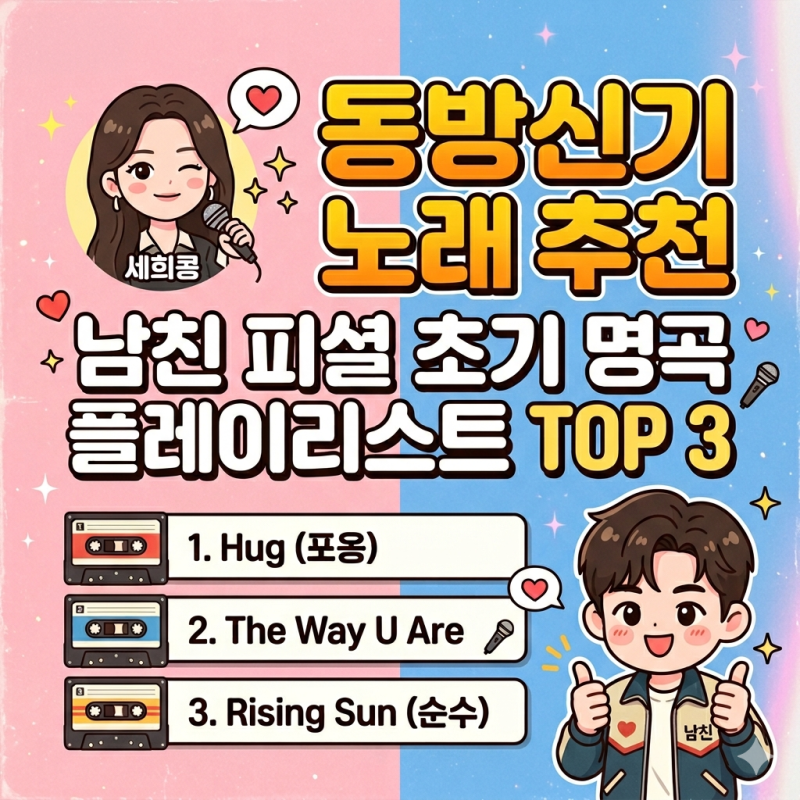 [동방신기 노래 추천] 남친 피셜 초기 명곡 플레이리스트 TOP 3 (Hug, The Way U Are, 라이징썬)