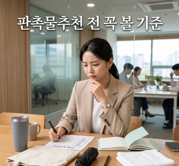  판촉물추천 전에 꼭 보세요, 싸게 했다가 후회하는 7가지 기준