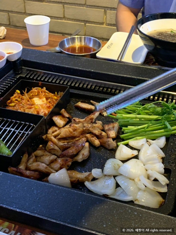  시흥 배곧 맛집 쏘삼208 추천, 시흥 프리미엄아울렛 데이트 코스로 좋은 고기집