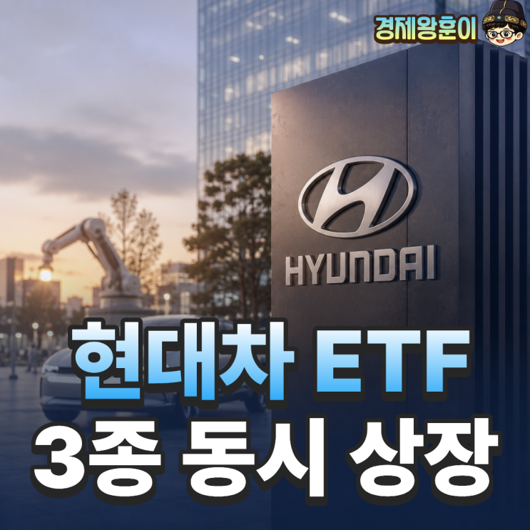  현대차 ETF 3종목 신규상장 종류와 주가 전망은?