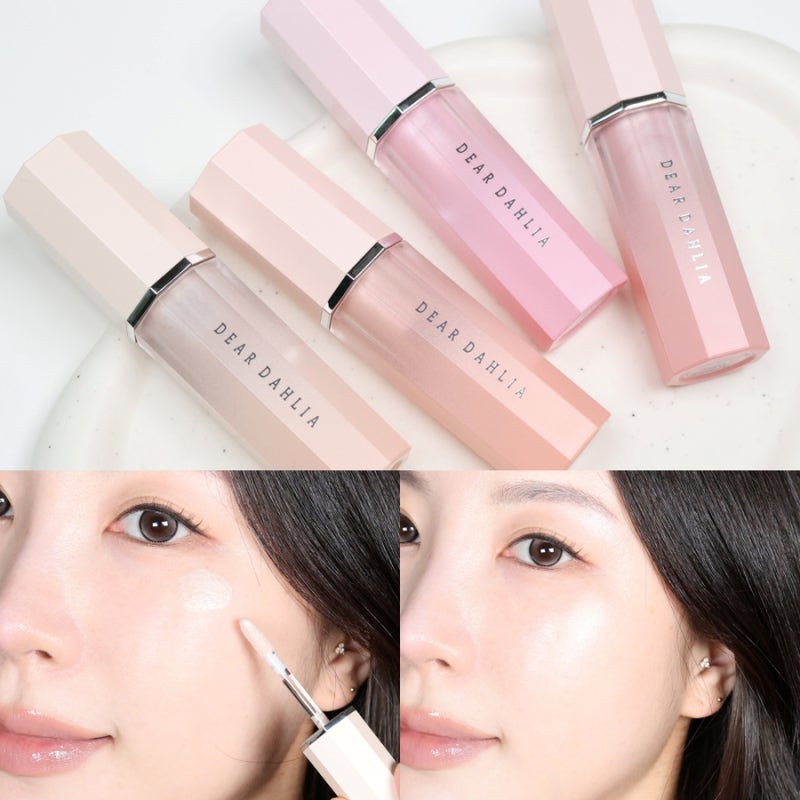 올리브영 추천템 디어달리아 페탈 글림 리퀴드 하이라이터 4종 발색 후기