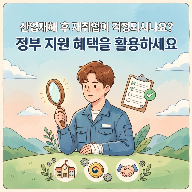 산재근로자 직업훈련, 재취업 막막할 때 지원받는 법