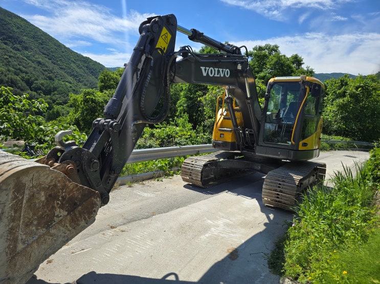  볼보 ECR145C 2014년식 소선회 숏 붐암 06궤도식 중고굴삭기