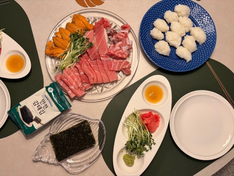 참치와 우니 - 노량진 수산시장