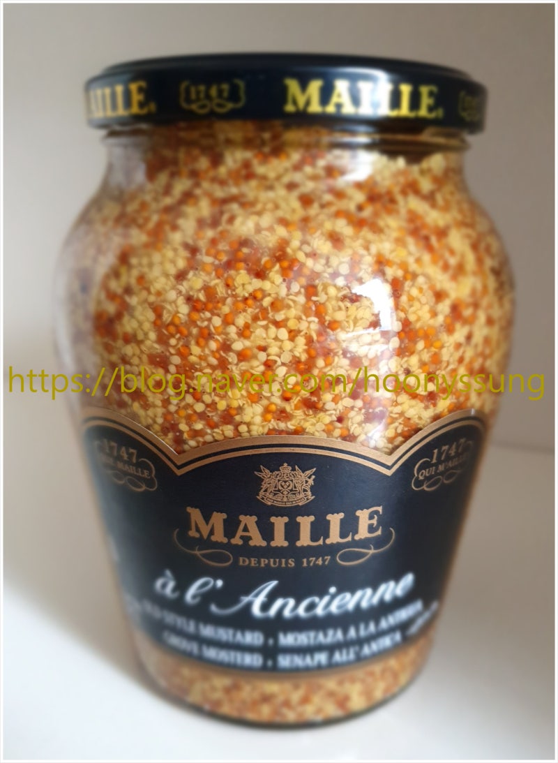 [코스트코] "MAILLE(마이어) 홀그레인 머스타드" 톡톡 씹히는 즐거움, 알싸한 매콤함과 부드러....