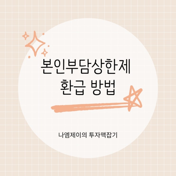  병원비 많이 냈다면? 본인부담상한제 환급 방법