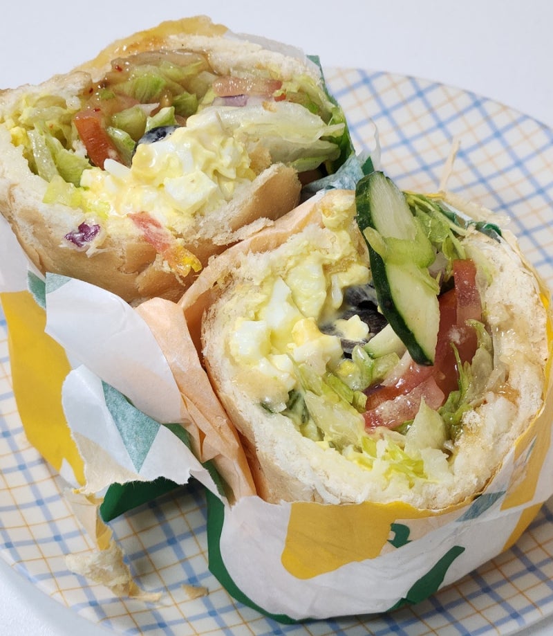 서브웨이 에그마요 꿀조합 메뉴판 칼로리 가격(서브웨이 강변역점)