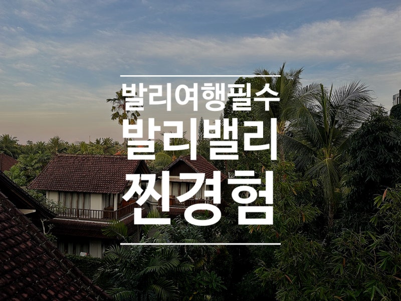 발리밸리 리얼후기-현지병원, 왕진의사, 여행자보험신청