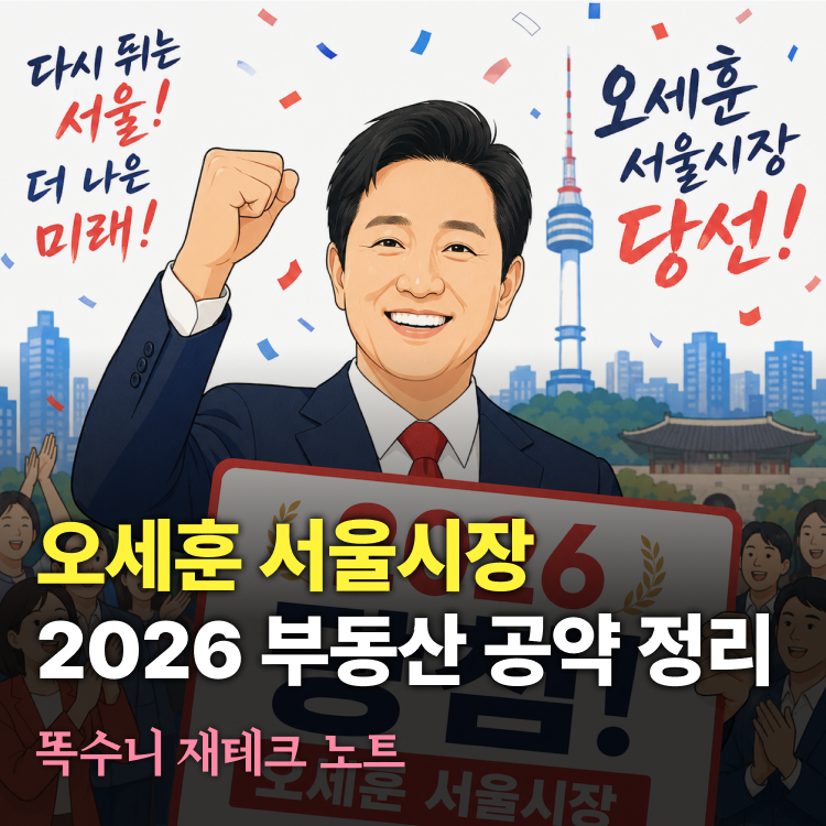 2026 오세훈 서울시장 부동산 공약 정리 (앞으로 부동산 트렌드)
