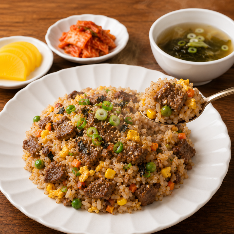 소고기 볶음밥 집에서 만드는 황금레시피! 초보자도 실패 없는 가정식 한 그릇 요리