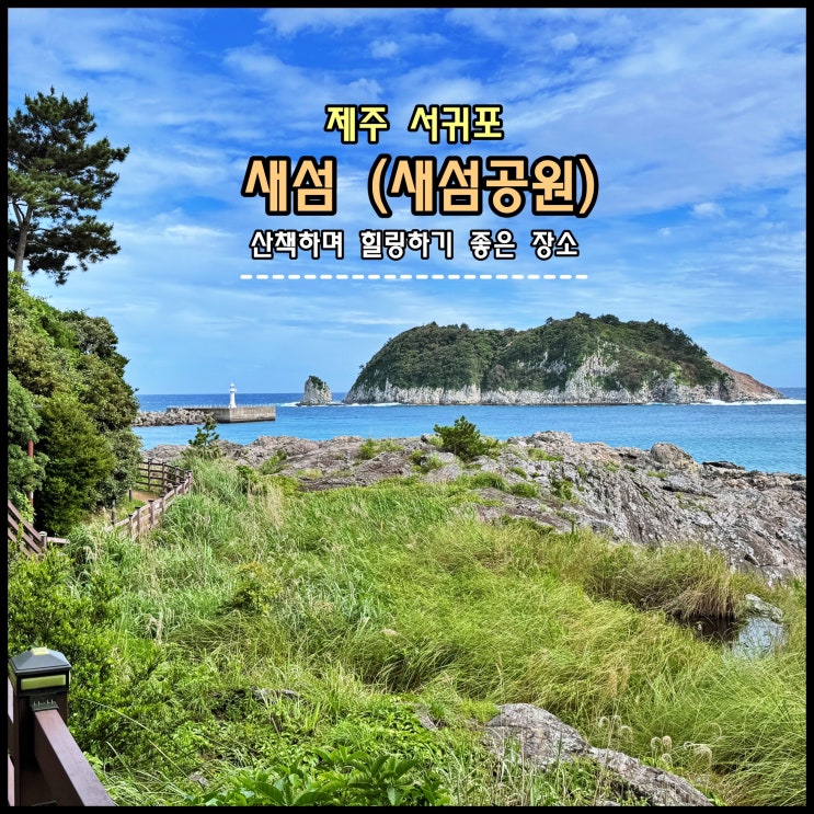  [제주] 산책하며 힐링하기 좋은 장소 '새섬(새섬공원)'