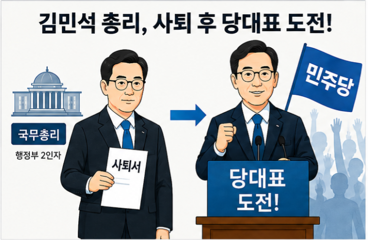 민주당 전당대회의 모든 것: <b>김민석</b> 총리는 왜 사퇴하고 당대표에 ....