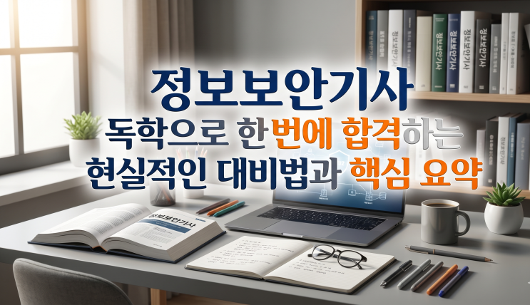  정보보안기사 독학으로 한번에 합격하는 현실적인 대비법과 핵심 요약