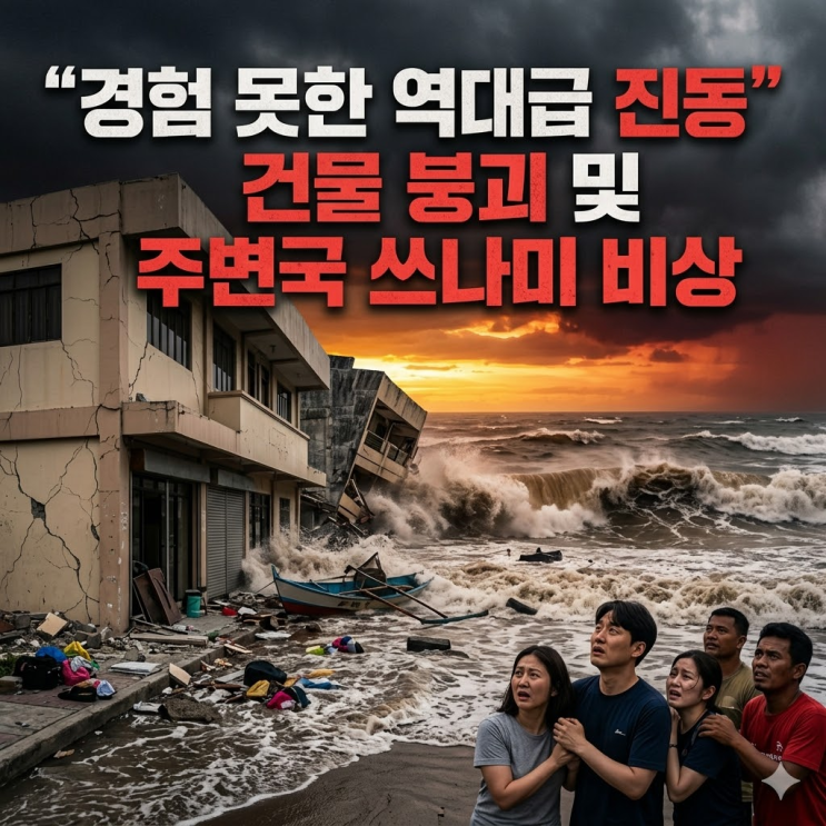  필리핀 민다나오섬 규모 7.8 강진 발생 피해 현황 및 쓰나미 경보 총정리