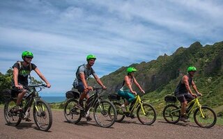  카네오헤 - 하와이 쿠알로아섬 에어라이크 전기 MTB 탐험 과정 안내