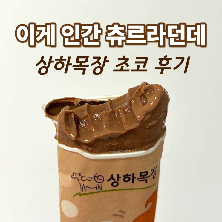  상하목장 얼려먹는 아이스크림 초코 후기, 인간 츄르라 불리는 이유