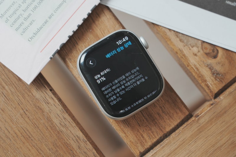 애플워치 배터리 성능 확인 및 배터리 교체 비용 정리