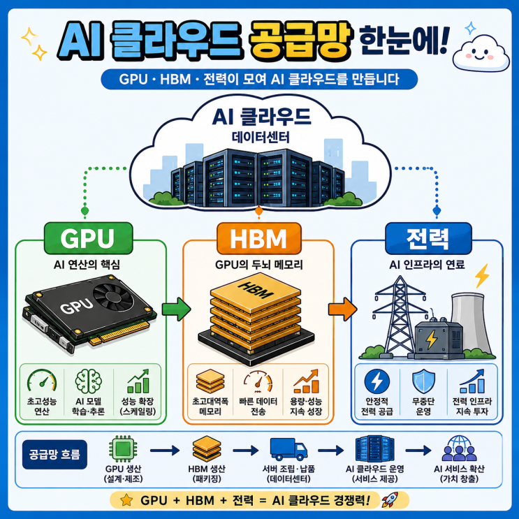  젠슨 황 AI 클라우드, 전력과 GPU가 핵심