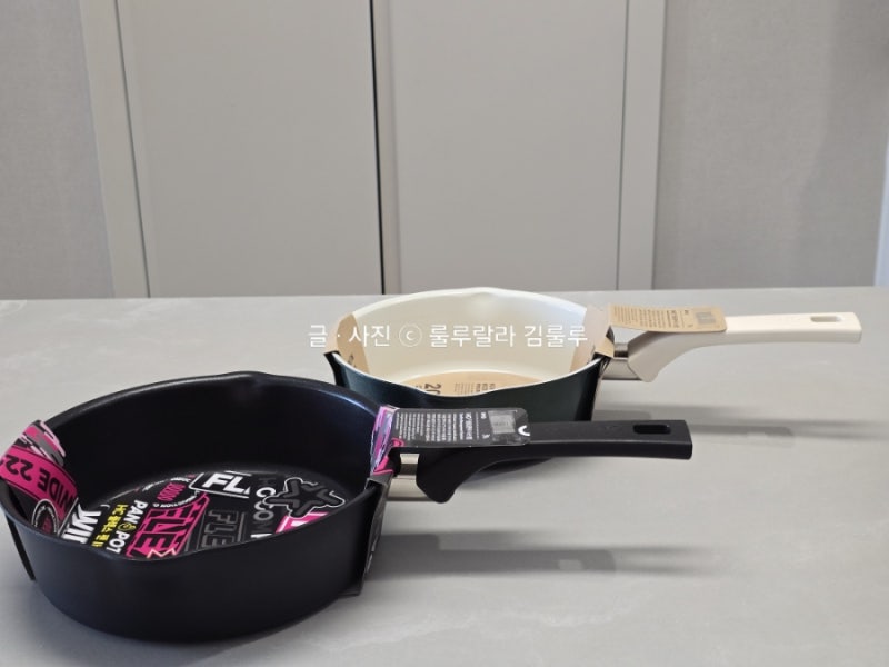 후라이팬 샀는데 냄비까지 되네? 해피콜 플렉스팬 20cm 22cm 후기