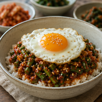 요즘 핫한 마늘쫑비빔밥 레시피 초간단 비빔밥양념
