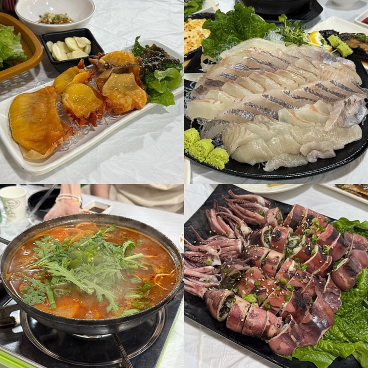  [광주] 노대동 횟집 회뜰날 (우럭+광어, 산오징어 통찜) 내돈내산
