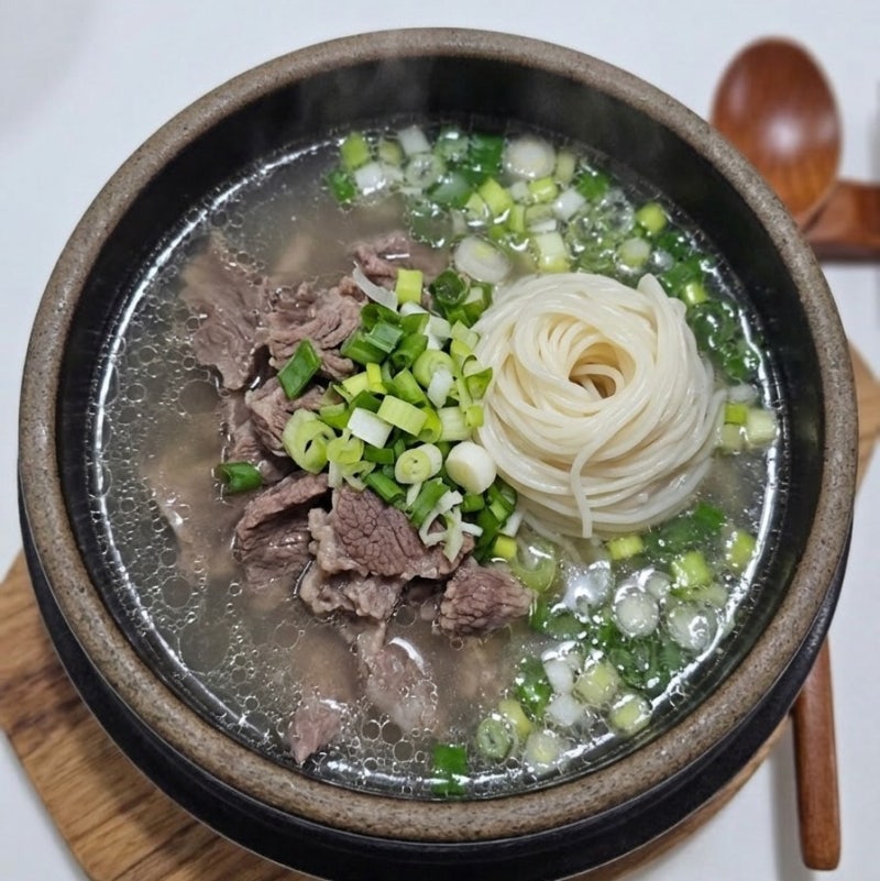 압력솥 없이 냄비로 끓이는 진한 한우스지탕 황금레시피