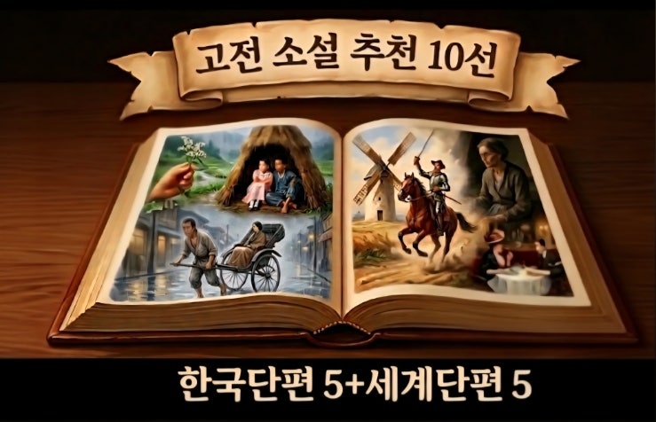  고전 단편 소설 추천 10선과 돈키호테 이야기｜"돈키호테요? 일본 쇼핑몰이요?"