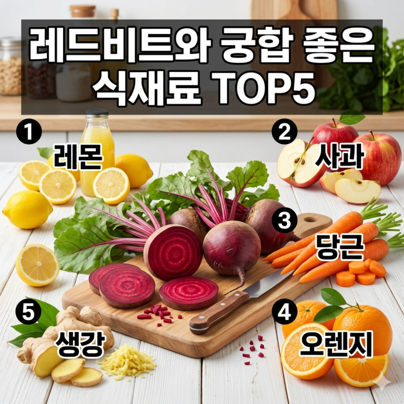레드비트 혼자 먹으면 아깝습니다궁합 좋은 식재료 TOP 5
