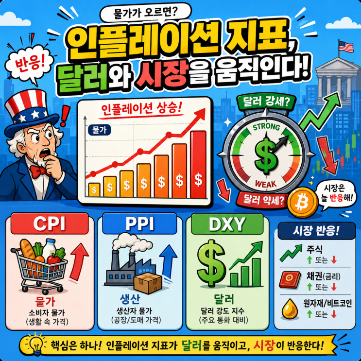  미국 CPI 발표, 달러·비트코인 갈림길