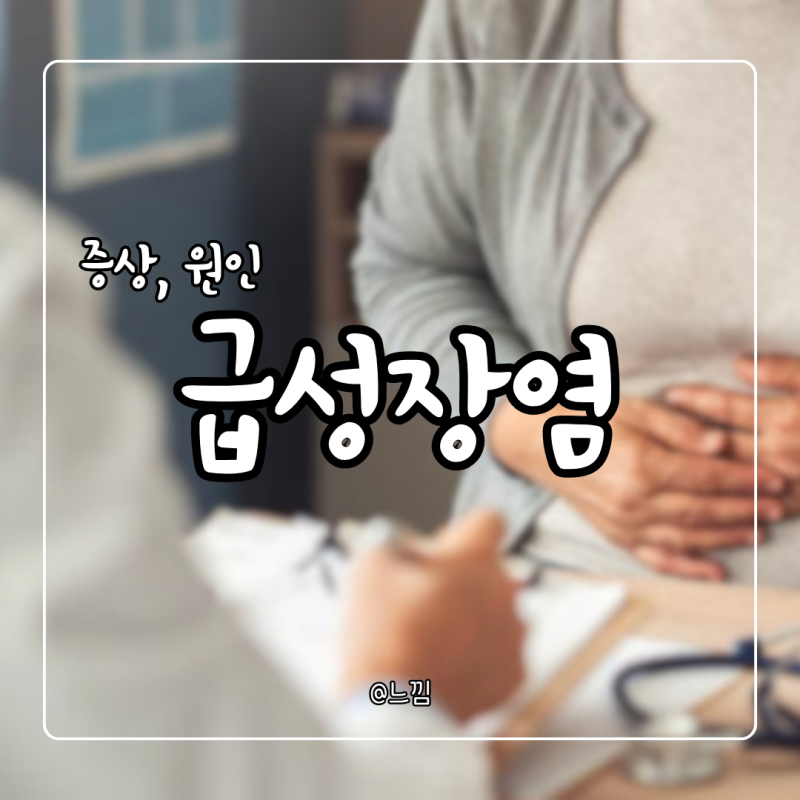급성장염 증상 기간 원인 음식