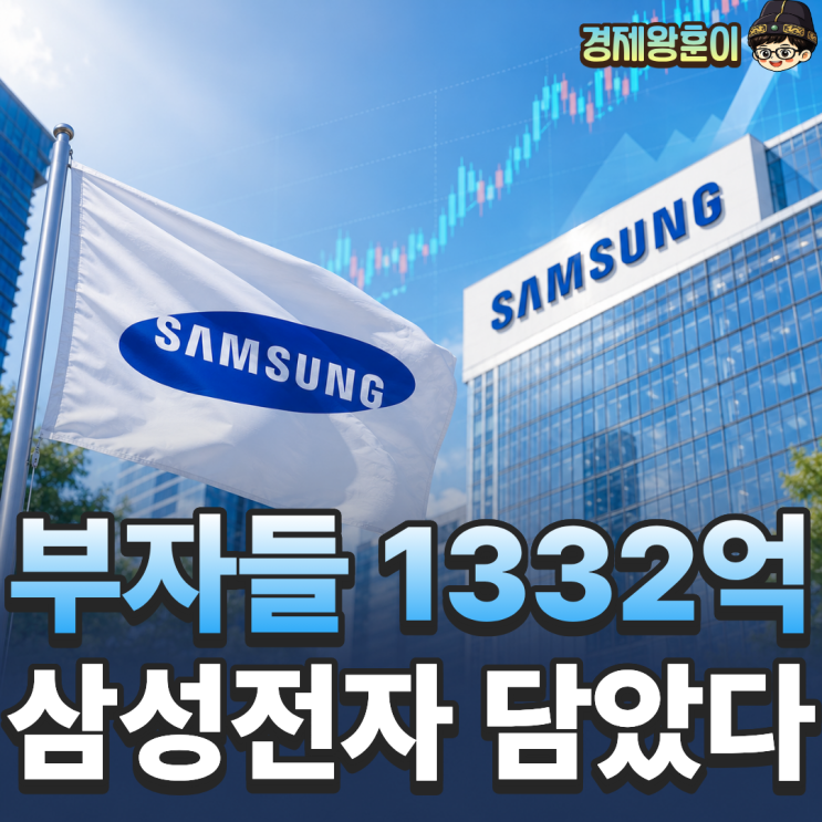  "부자들 1332억 담았다." 삼성전자 지금 기회일까?