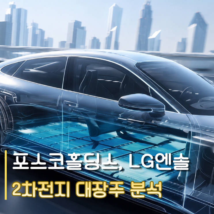  포스코홀딩스, LG엔솔 2차전지 대장주 2종목 쓸어담으라는 이유