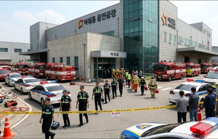 남사읍 <b>아워홈</b> 용인2공장 4층 작업장 '<b>끼임 사고</b>'ㅣ50대 하청... 