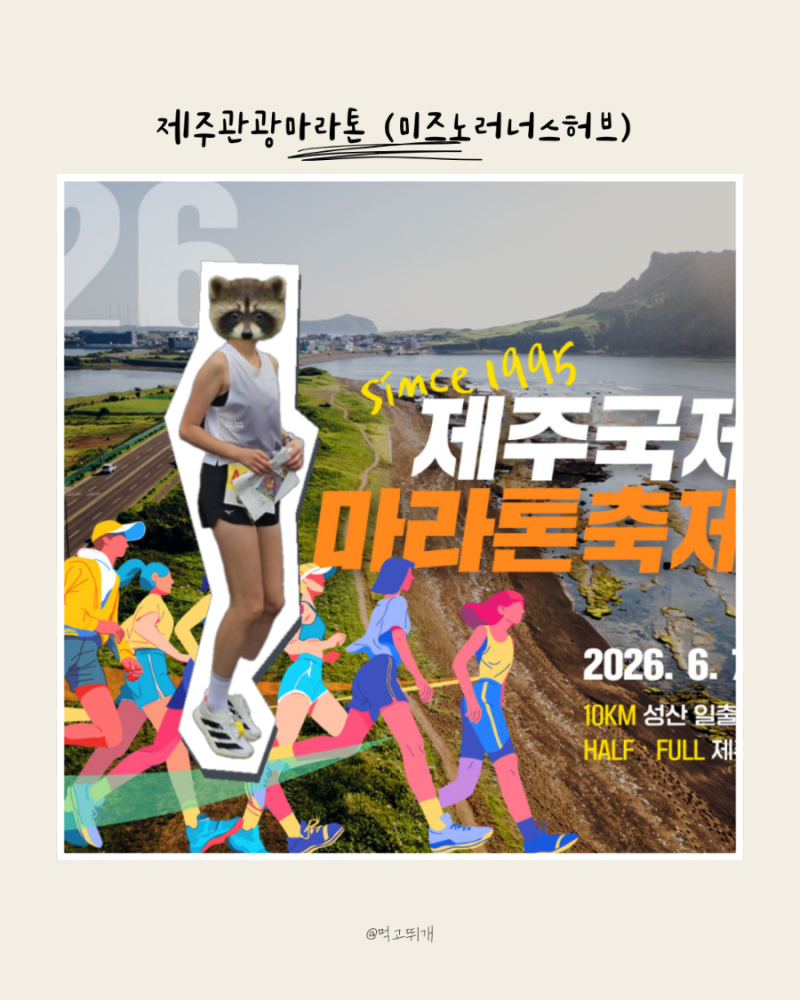 [ 제주 ] 제주국제관광마라톤 10KM 후기 : 미즈노 러너스 허브