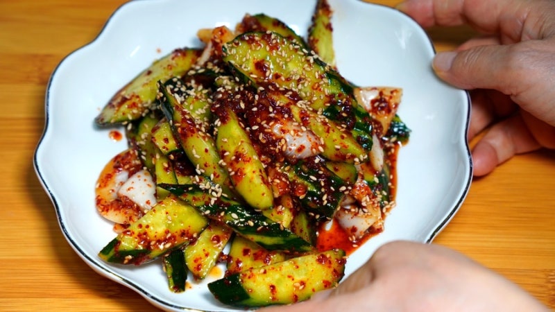 오이무침 레시피 3분컷 오이무침 만드는 법 알토란 오이무침 양념 반찬 만들기 오이무침