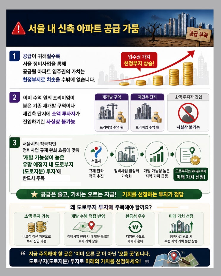  오세훈 서울시장 부동산 참사 경고, 서울 아파트 입주 물량 41퍼센트 폭락 실태