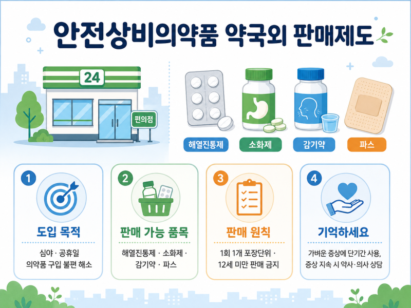 안전상비의약품｜편의점에서 살 수 있는 약