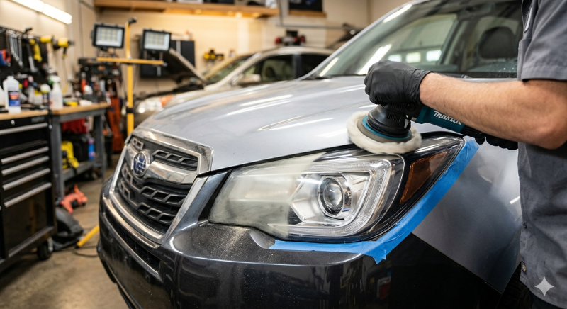 치약 바르고 후회 마세요, 헤드라이트 복원 비용 아끼는 정석 자동차 라이트 복원 법