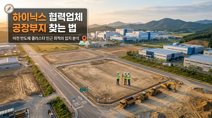  【필수 확인】이천 하이닉스 협력업체 신축 공장 부지 , 입지와 개발 호재 분석