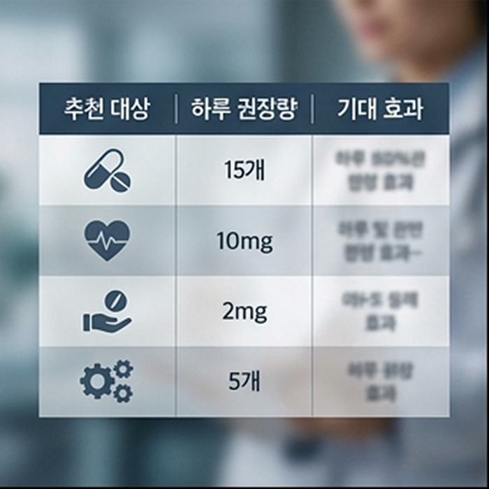 항산화 영양제 코엔자임Q10, 피로 회복과 활력 충전을 위한 선택 가이드