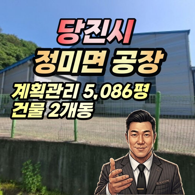  당진 정미면 공장 경매 천의리 5천평 2024타경54636