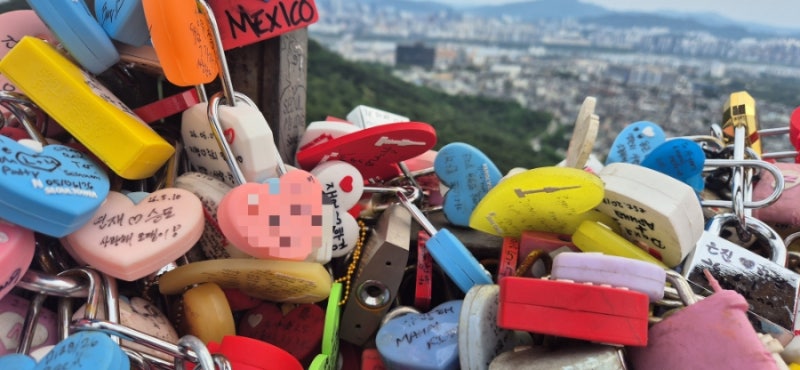 서울 남산타워 전망대 가는법 남산순환버스 남산 자물쇠