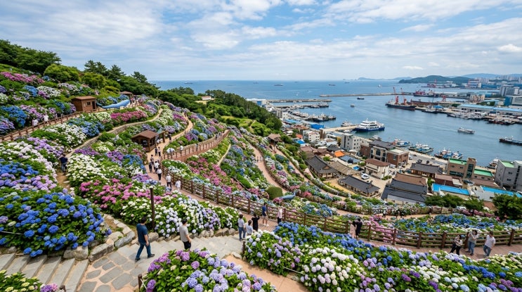  2026 울산 장생포 수국 페스티벌 완전정복 | 대왕암공원 캠핑 명당 + 언양불고기 맛집 1박 2일 코스